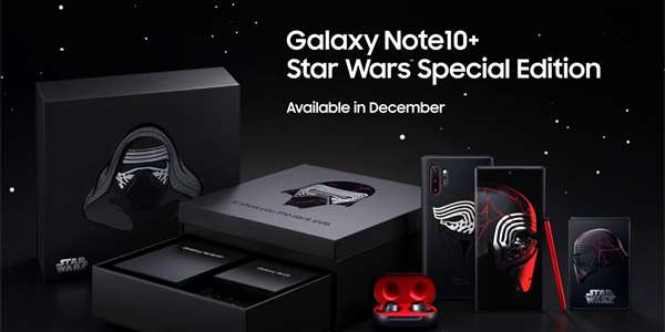 Obsah speciální Star Wars edice Samsungu Galaxy Note10+