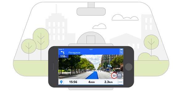 Sygic používá v aplikaci pro GPS navigaci rozšířenou realitu